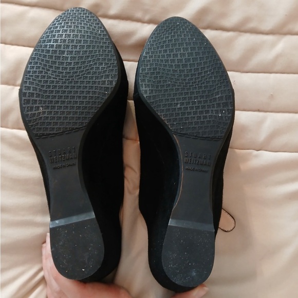Stuart Weitzman Black Wedge Heels - Picture 4 of 7